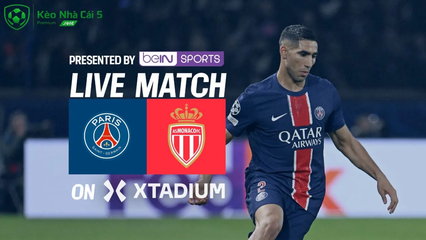 Soi kèo PSG với AS Monaco ngày 05/09/2026